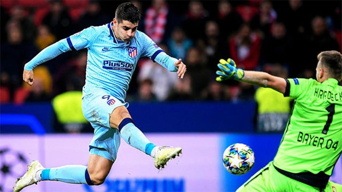 Morata marcó el gol del honor ante el Leverkusen