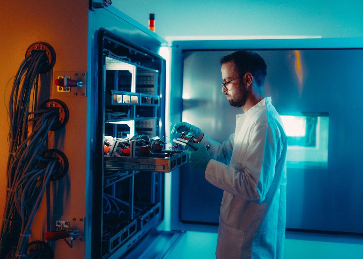 Laboratorio de baterías de Renault.