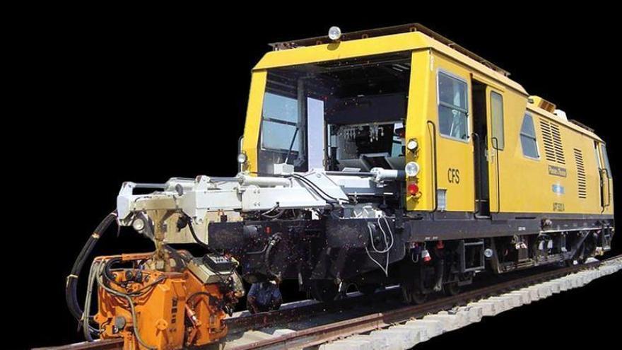 Máquina de soldadura de raíles