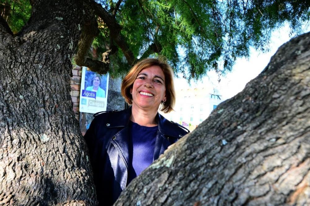 Mercedes Giráldez (BNG). Nació en 1966, en el barrio de O Forte. Estudio Filología Inglesa y es técnica especialista en Administración Informática de Empresa. Es concejala de Cangas desde 199 y ejerció estos últimos cuatro años de edil de Obras y Servicios.