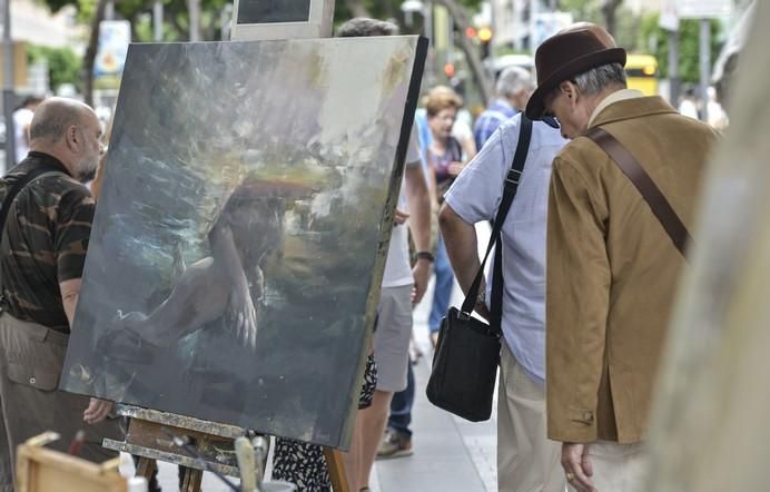 LAS PALMAS DE GRAN CANARIA A 27/05/2017 Concurso de pintura rápida Zona Comercial Mesa y López. FOTO: J.PÉREZ CURBELO