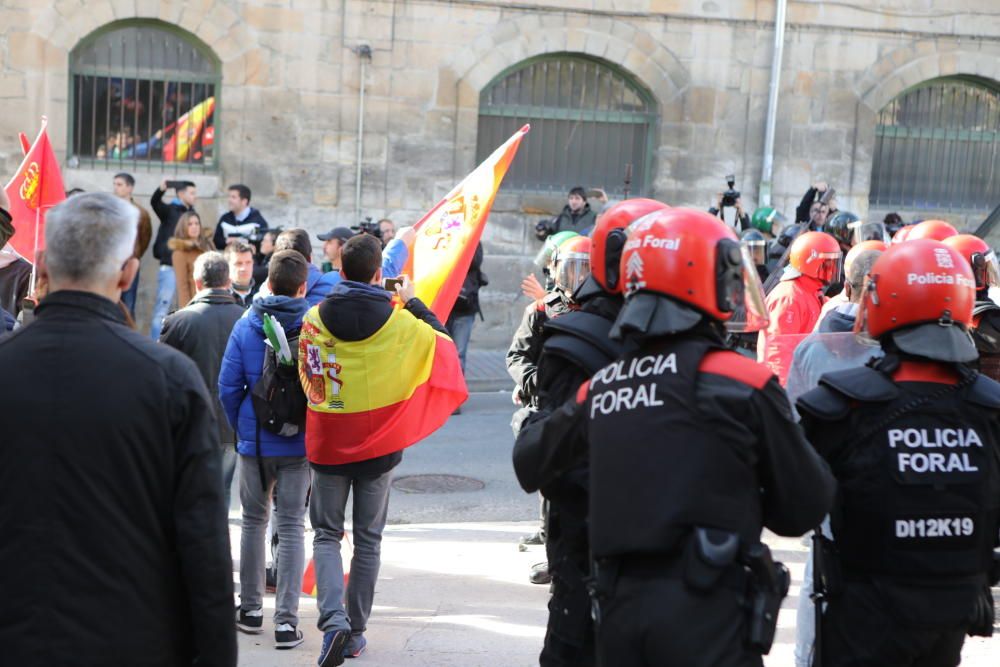 Tensión en el acto de Ciudadanos en Alsasua