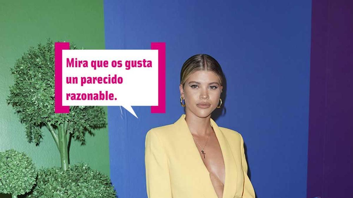 Sofia Richie posando en un evento