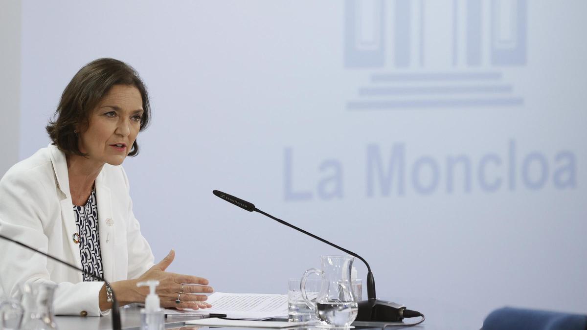 La ministra de Industria, Reyes Maroto