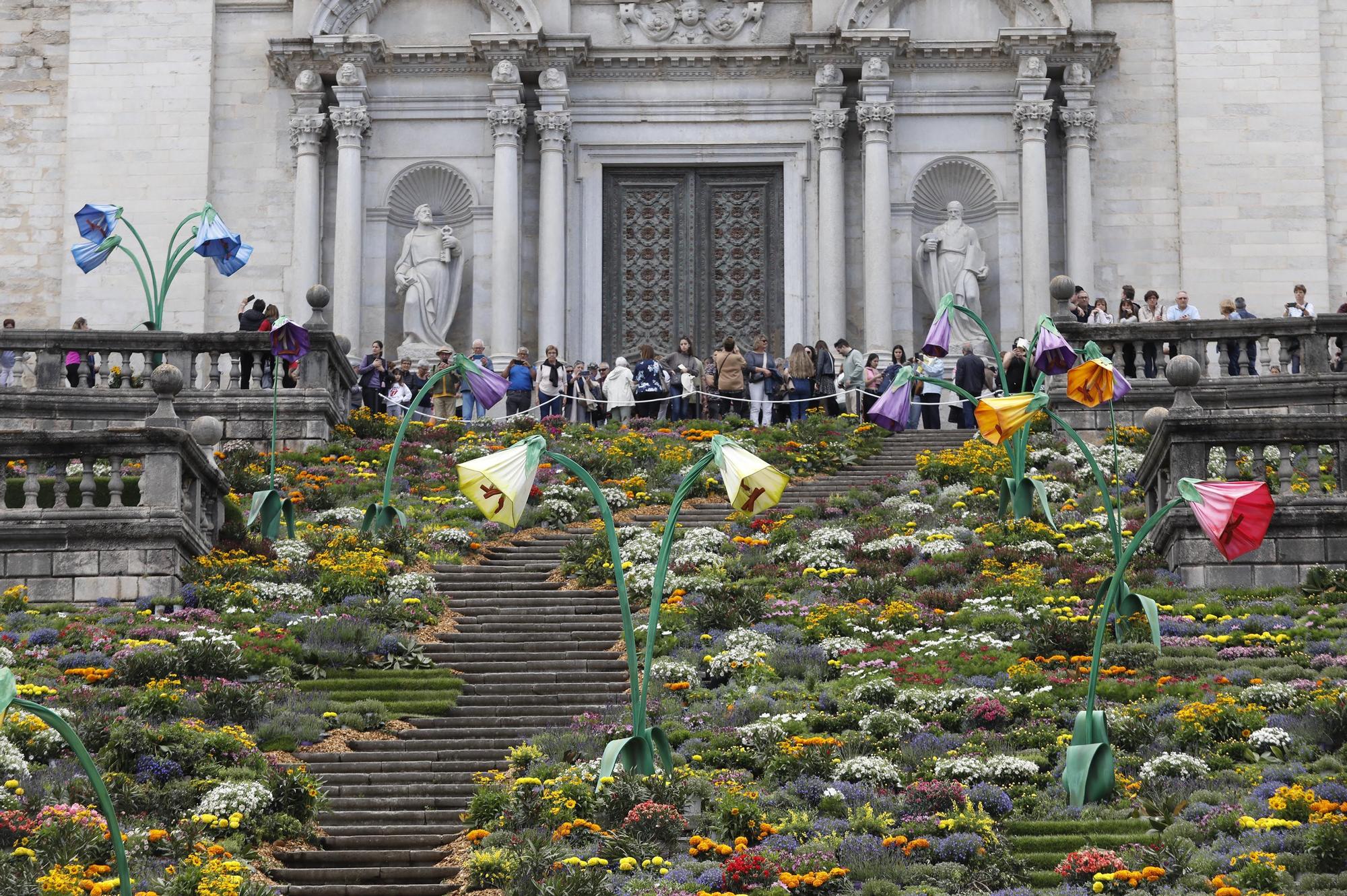 Allau de visitants a Temps de Flors : 14 de maig de 2023