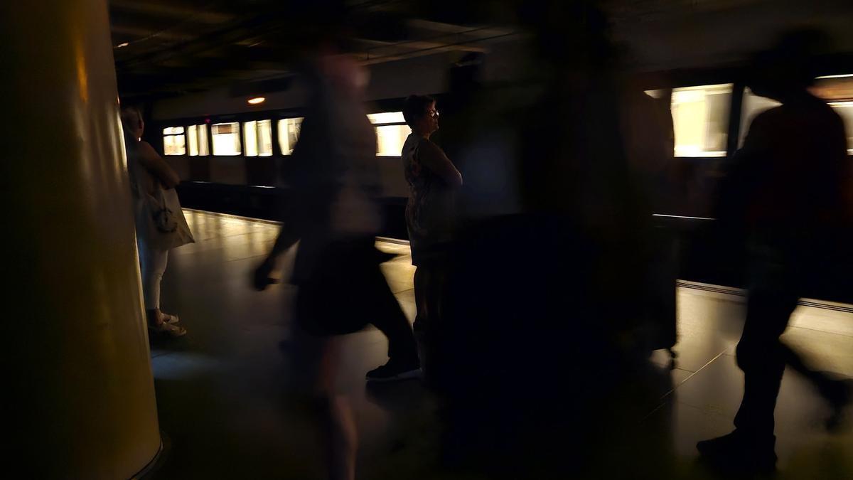 Apagón en la estación de metro de Benimaclet