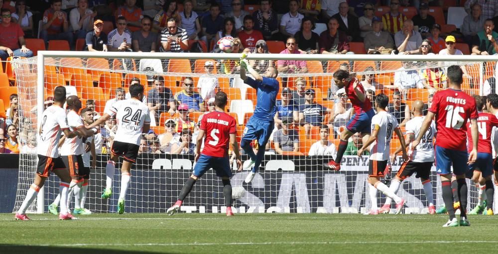 Valencia - Osasuna, en imágenes