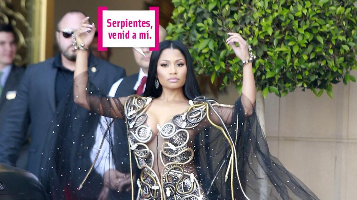 Nicki Minaj llama a las serpientes