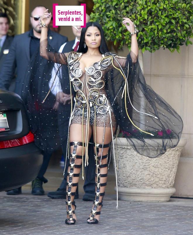 Nicki Minaj llama a las serpientes