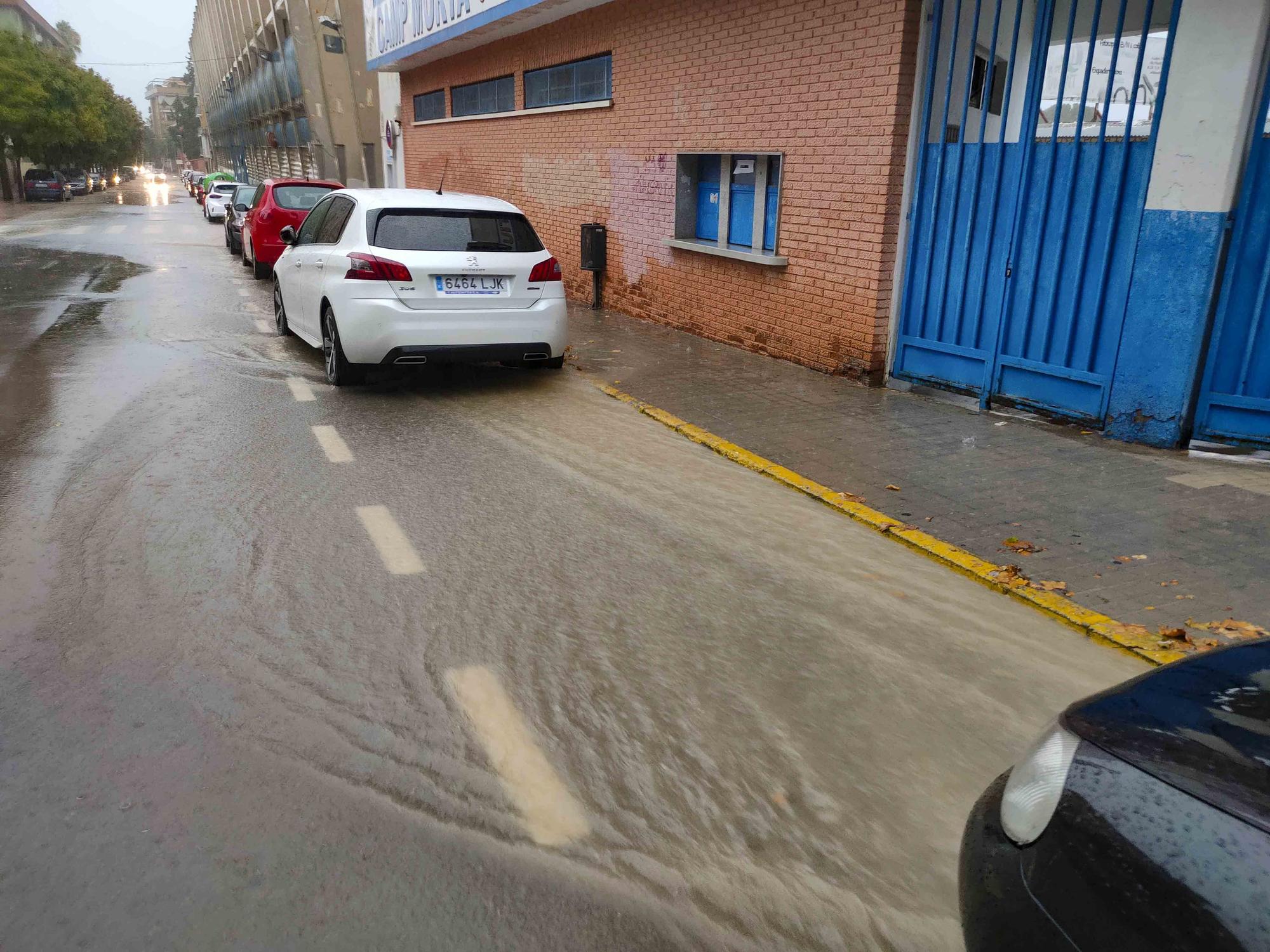 La tormenta descarga hasta 55 litros en Xàtiva