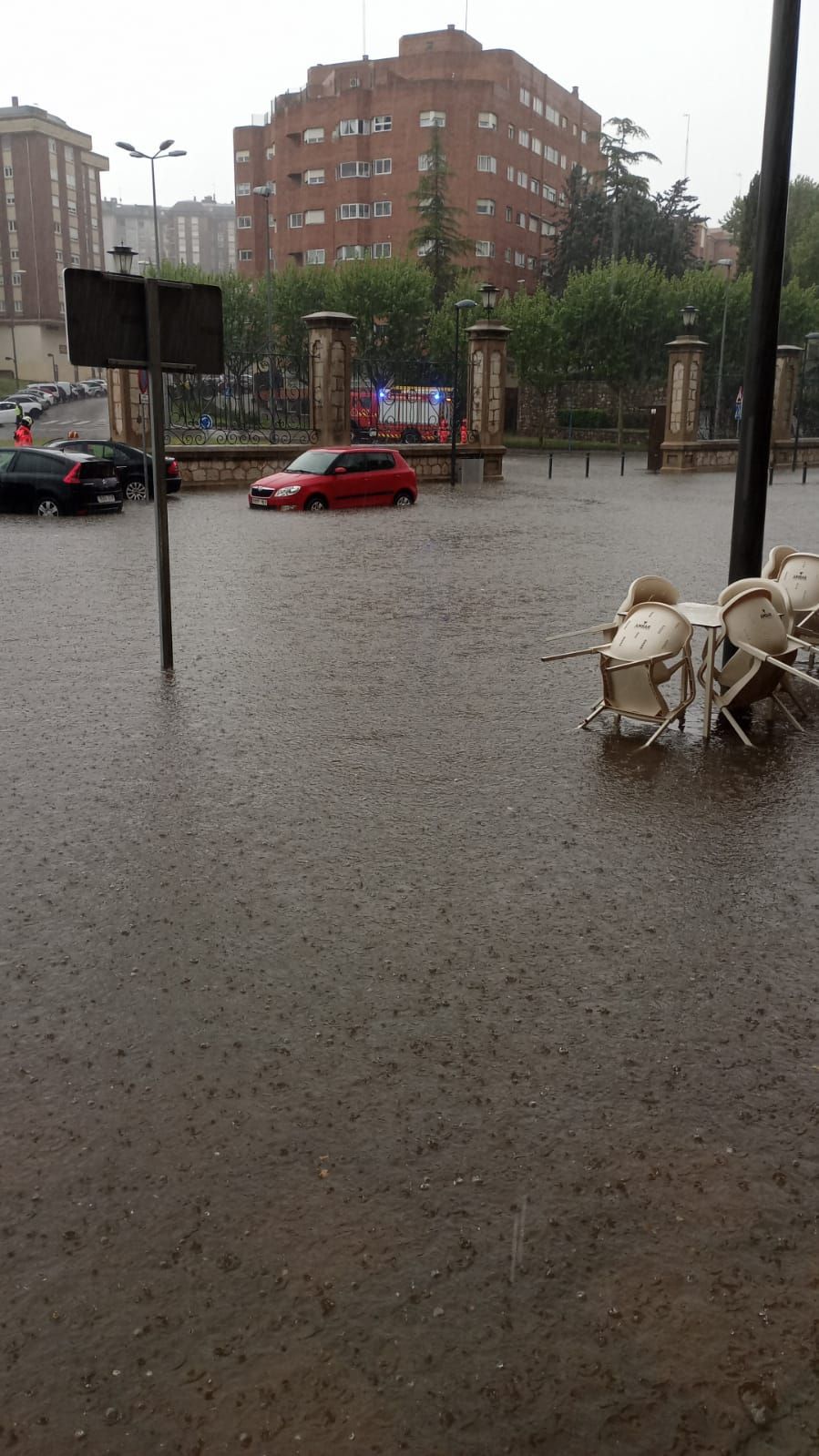 GALERÍA | Imágenes de Zamora anegada por las fuertes lluvias