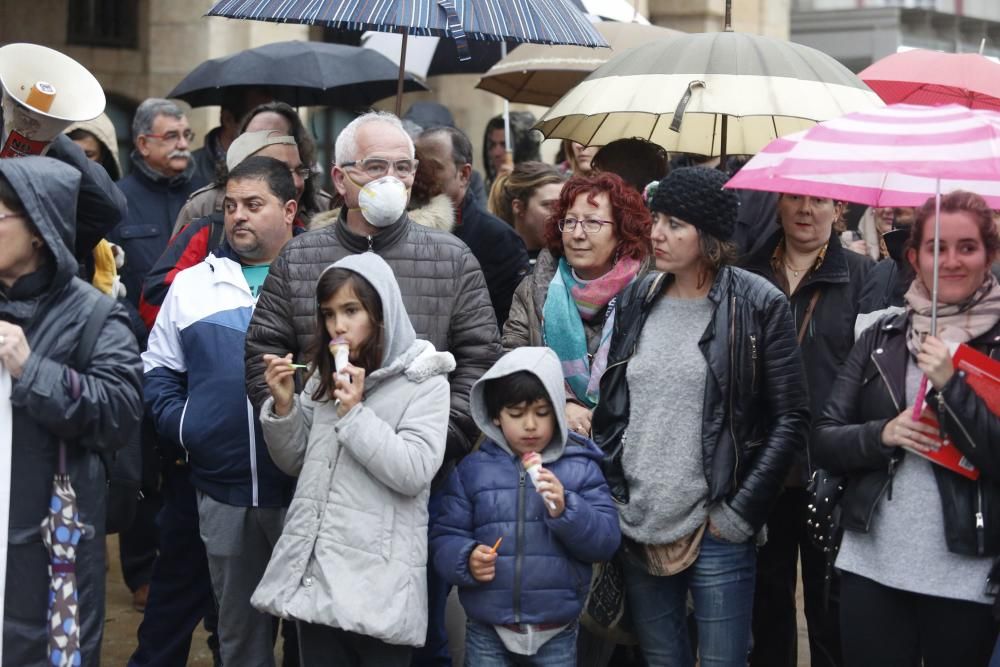 Manifestación contra la contaminación en Avilés