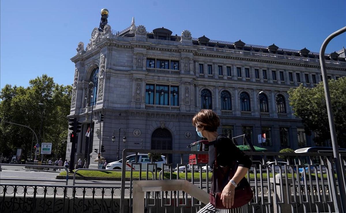 Sede del Banco de Espana en Madrid. Sede del Banco de Espana en Madrid.