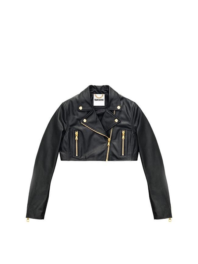 Todas las imágenes de la colección de Moschino x H&M: biker crop