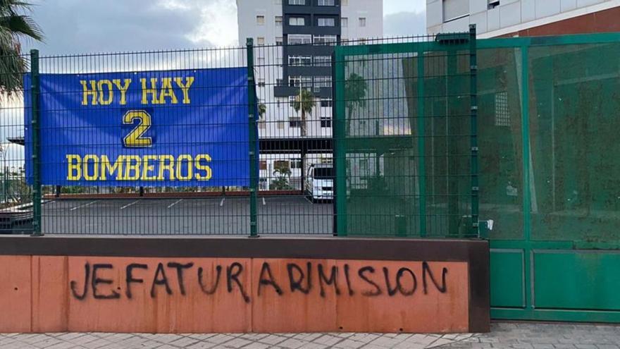 El Ayuntamiento se querella por actos vandálicos en las bases de bomberos