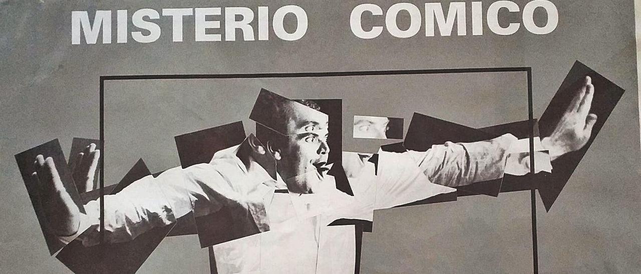 O cartaz da obra “Misterio cómico”, de Teatro do Morcego con Celso Parada.