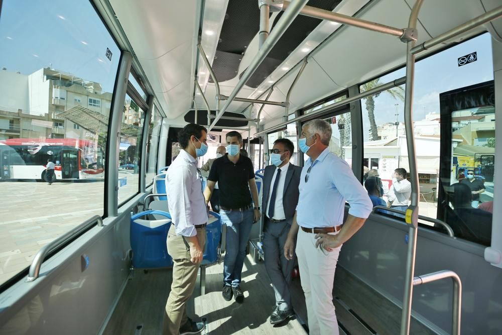 Avanza renueva el 50% de la flota del bus urbano en Torrevieja con siete nuevos vehículos