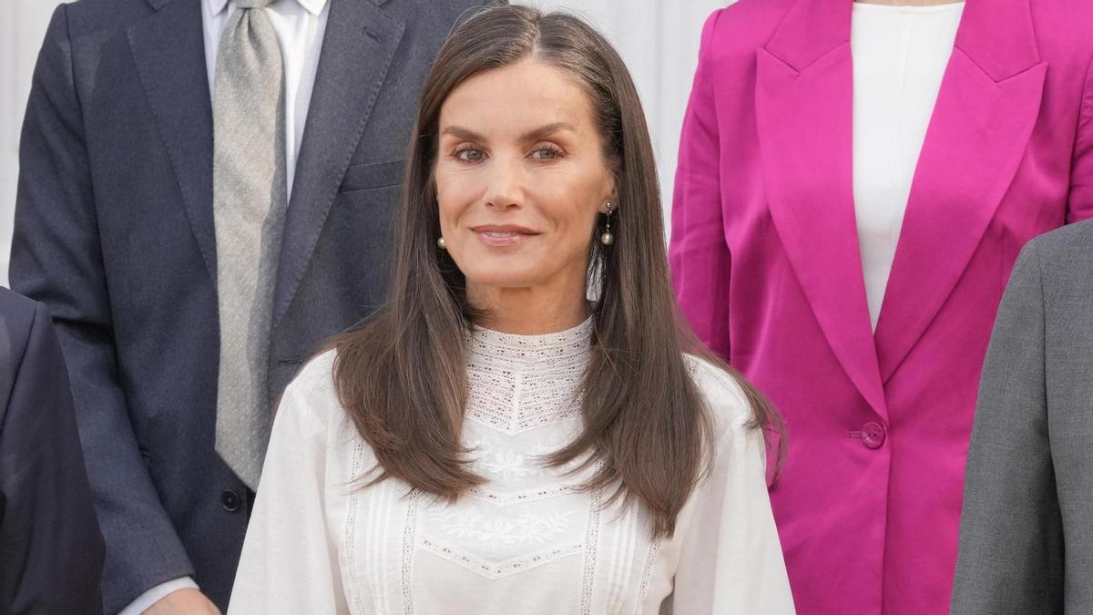 La Reina Letizia ha presidido este jueves tres audiencias en el Palacio de La Zarzuela