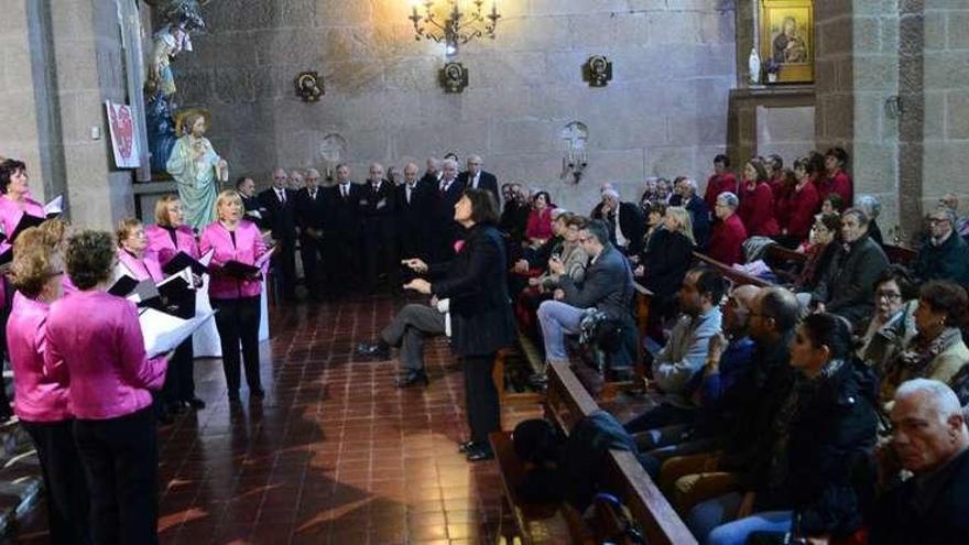 Imagen de archivo de los festivales de música coral celebrados en la iglesia del Carmen. // Gonzalo Núñez