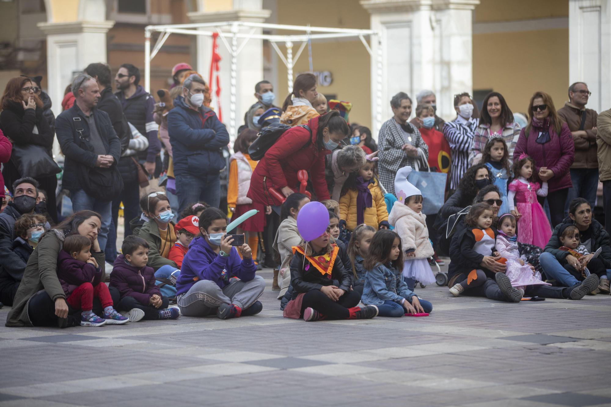 Sa Rueta llena de familias el centro de Palma