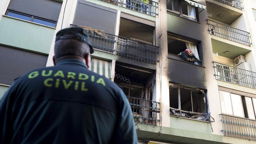 Pasan a planta los dos heridos por el incendio en Borriana que continuaban en la UCI del General