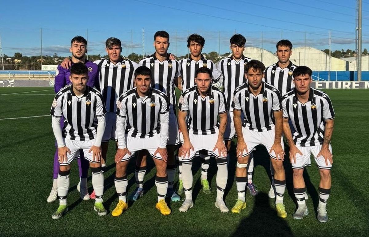 Once que presentó el Castellón B en su visita al campo del Levante B.