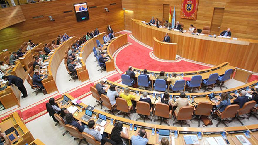 Vista panorámica del Parlamento gallego. // Xoán Álvarez