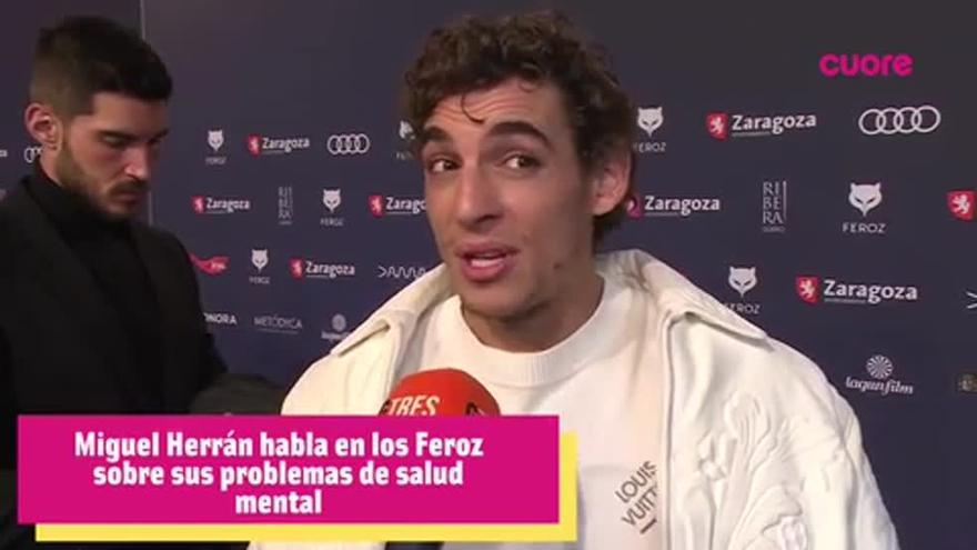 Miguel Herrán habla en los Premios Feroz 2023 sobre sus problemas de salud mental