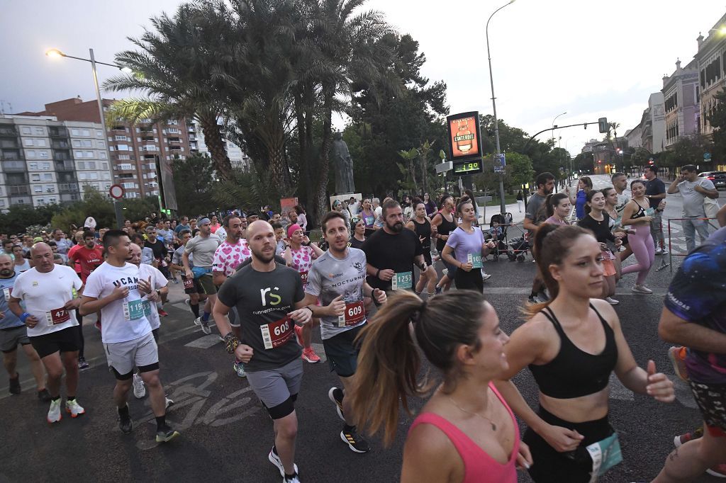 Carrera nocturna de Murcia, en imágenes