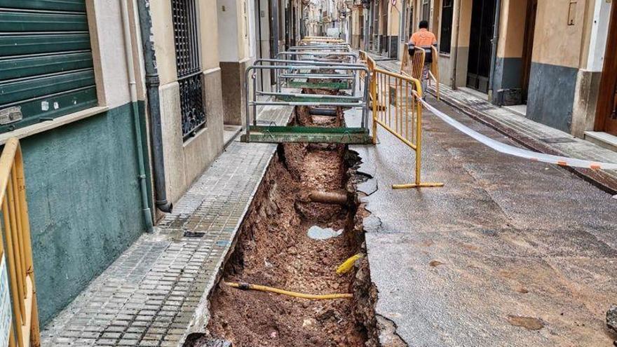 Almassora retoma las obras
de la peatonalización de la Vila