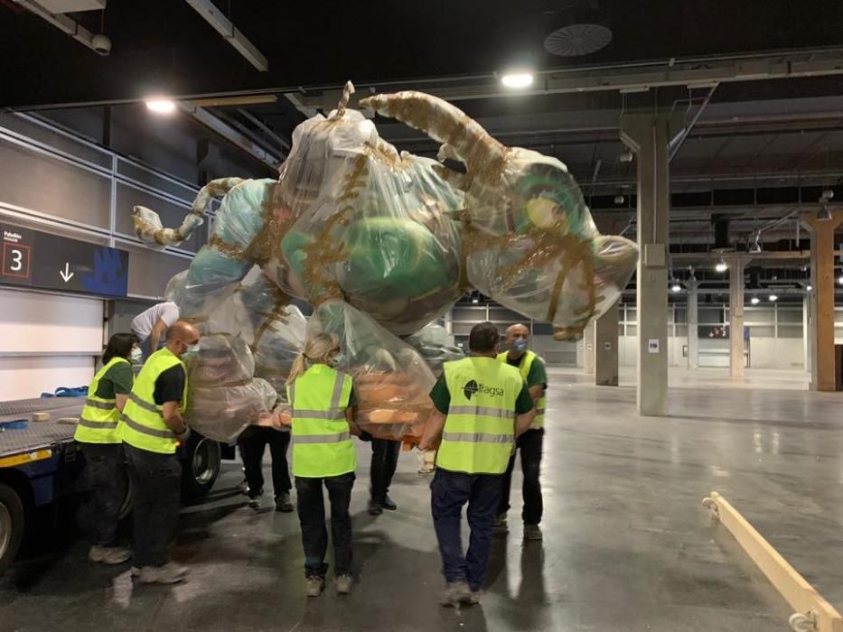 La falla Trafalgar, de Vicente Herrando, llega a Feria València.