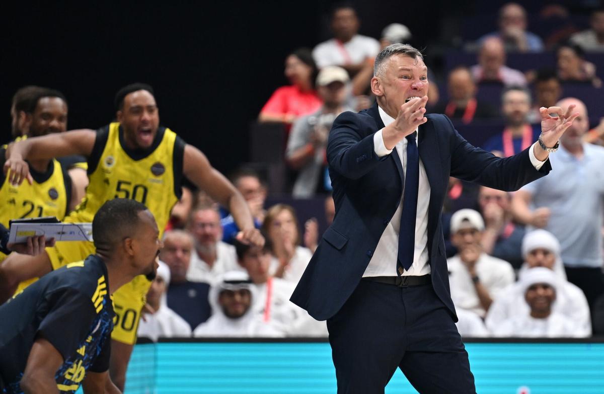 Saras Jasikevicius, durante la final de la Euroliga.