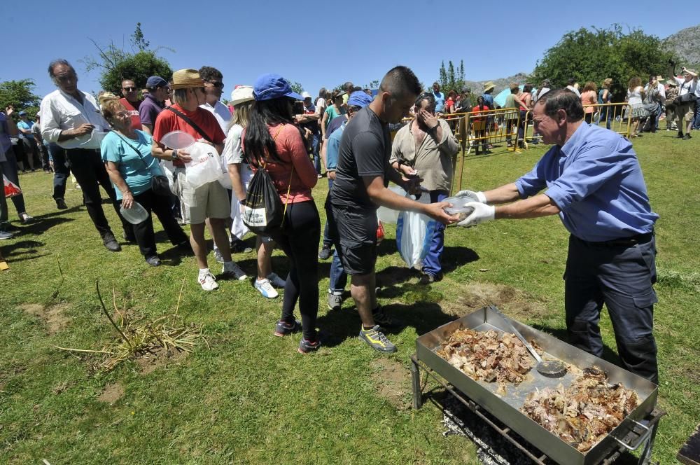 Fiesta del Corderu en Prau L.lagüezos