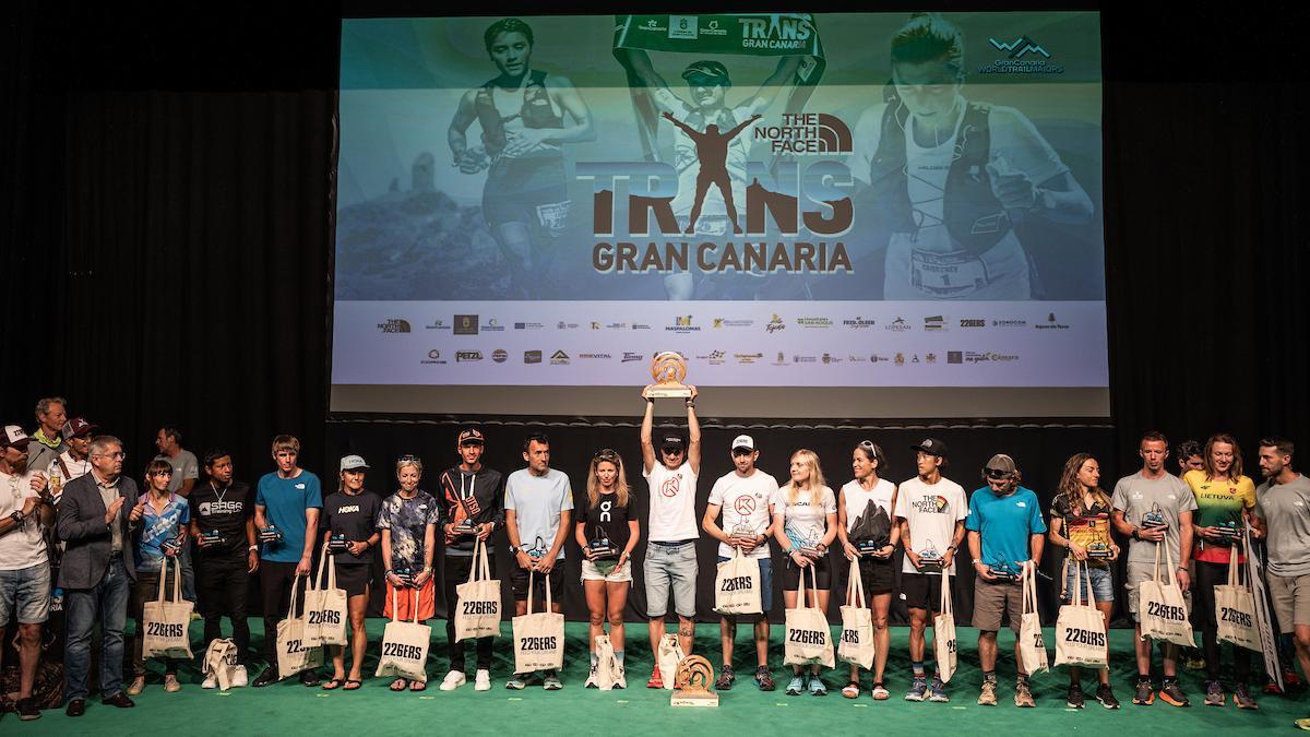 Entrega de premios de la 25ª The North Face Transgrancanaria