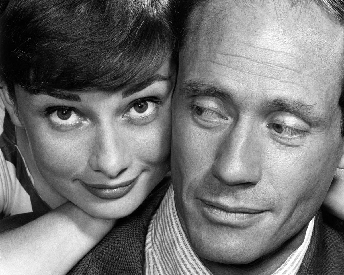Audrey Hepburn y su primer marido, el productor y actor estadounidense, de orígenes cubano y español, Mel Ferrer.