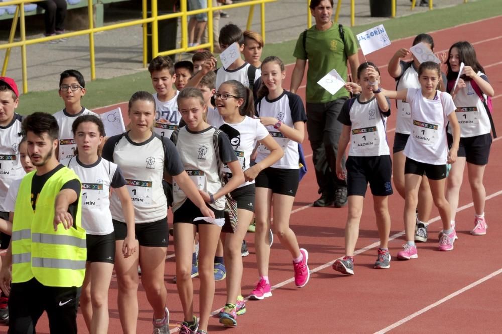 Competición escolar de Atletismo en Cartagena