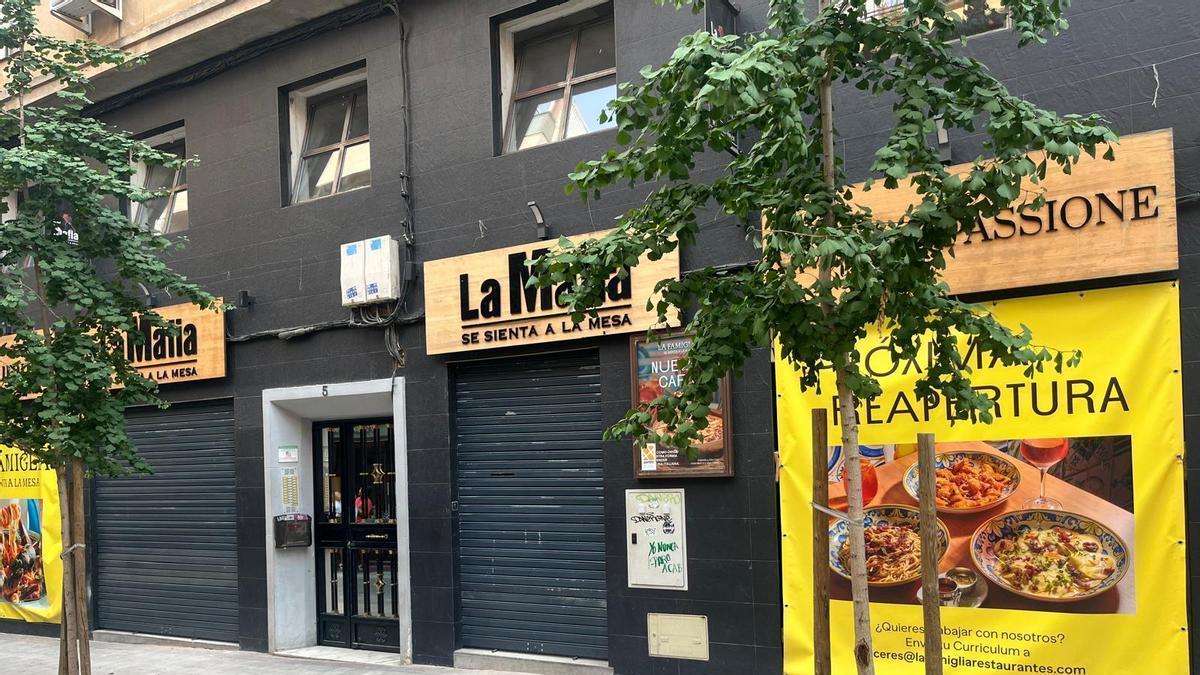 Cambio de nombre del restaurante La Mafia.