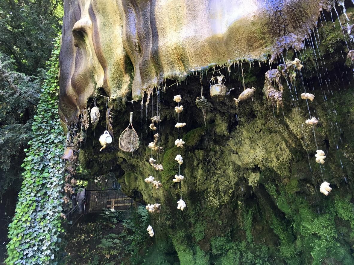 El pozo petrificante en Knaresborough, la atracción turística más antigua de Inglaterra