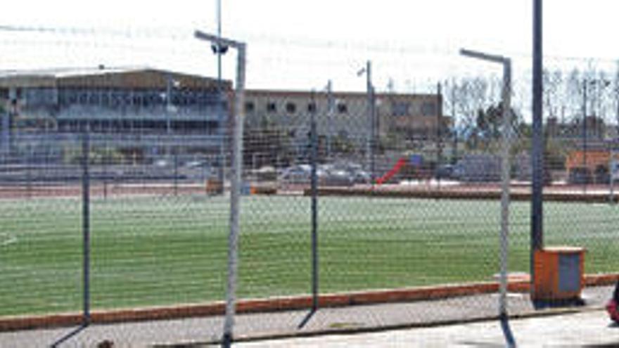 Imagen del campo de fútbol situado en el polideportivo municipal Mateu Cañellas.