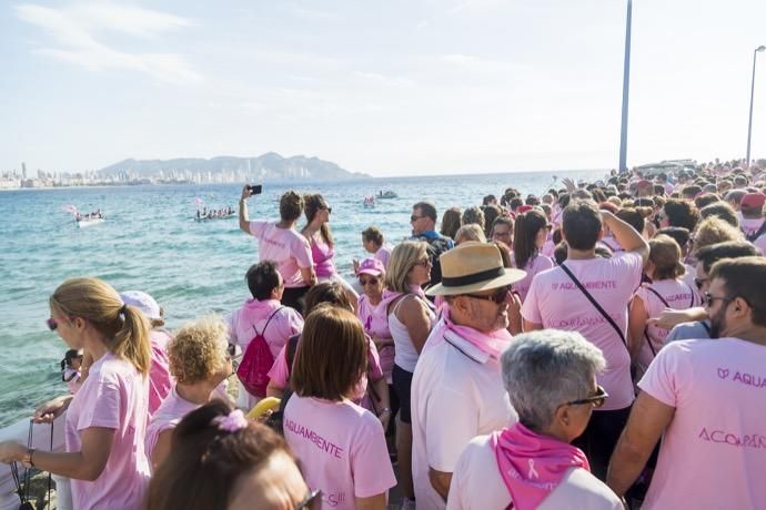 Marcha contra en cáncer de mama en Benidorm