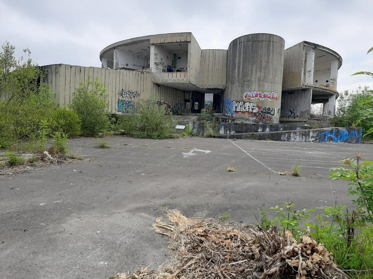 viejo centro de datos del Herrero, en Granda (Siero).