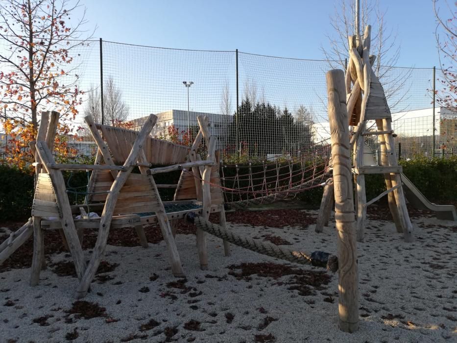 Parques en Pontevedra | Así luce el restaurado parque de la Illa das Esculturas