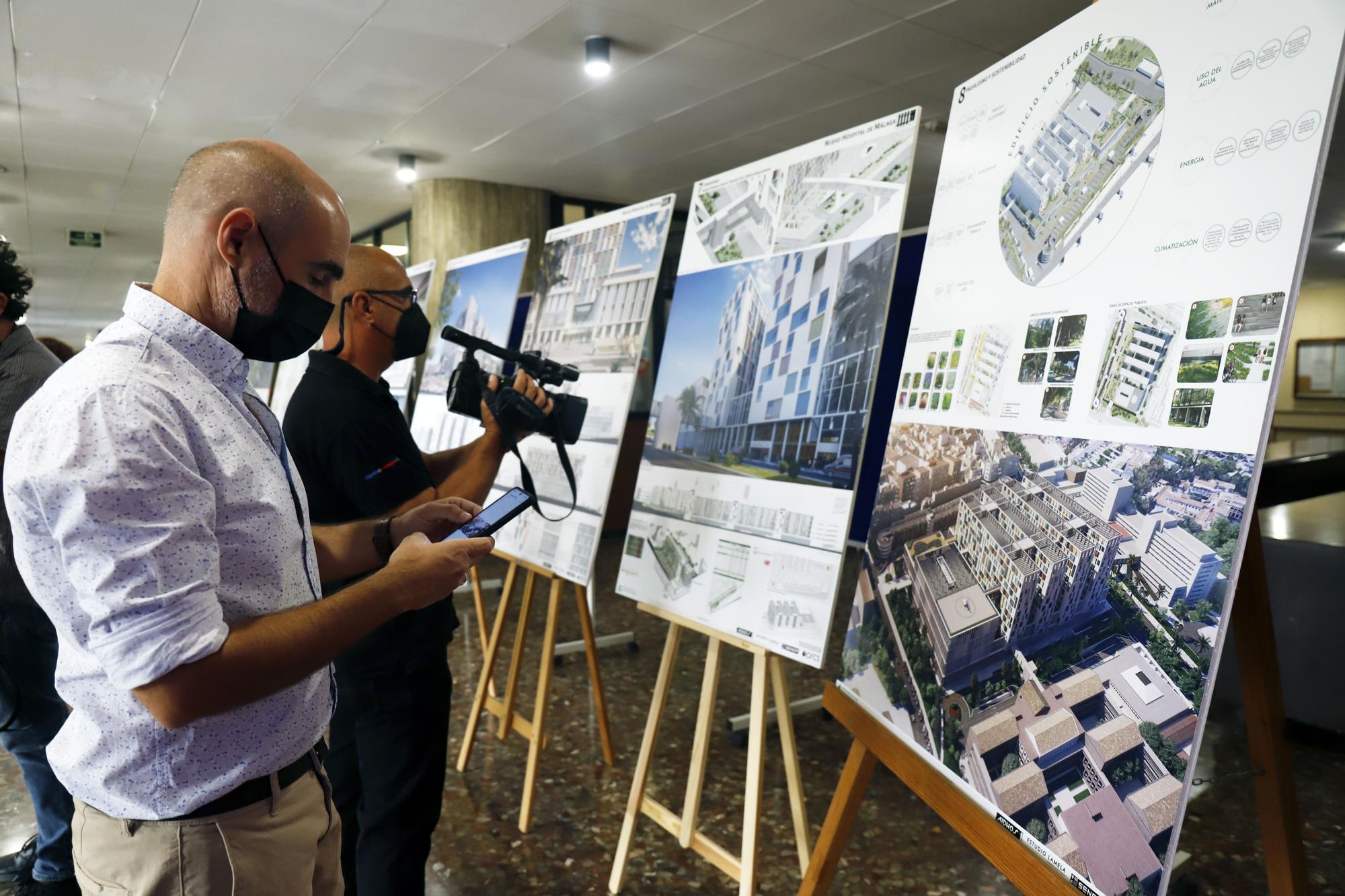 Presentación del anteproyecto del tercer hospital de Málaga.