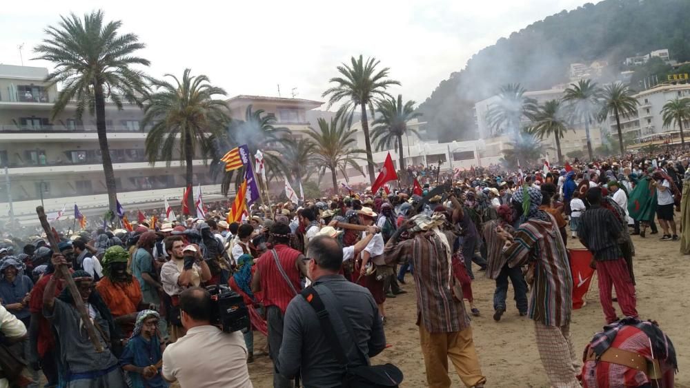 Desembarco de los piratas en el Port de Sóller