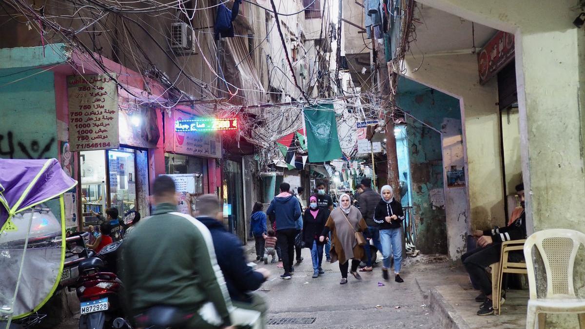 El histórico campo de refugiados palestinos de Shatila, en Beirut.