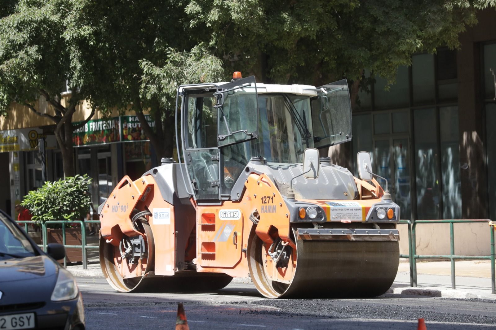 Los vecinos de la calle Aragón aplauden las obras de asfaltado