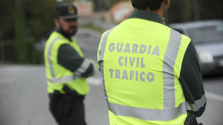 Imagen de un control de la Guardia Civil