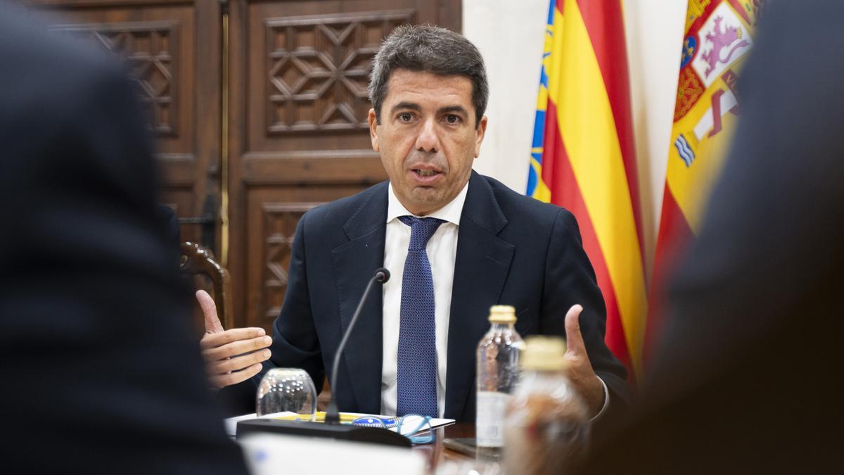 El presidente de la Generalitat Valenciana, el alicantino Carlos Mazón