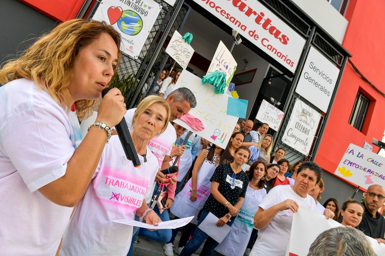 Cáritas visibiliza la ilegalidad y desprotección de las trabajadoras del hogar