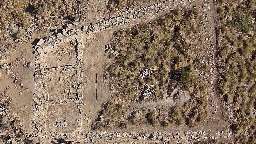 Los restos de Aigües Baixes antes de la destrucción parcial.